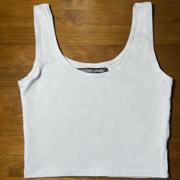 Groceries Apparel: Fitted Crop Tank - Picture 3 of 3
